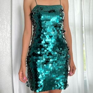 Thirty thirty dress with shiny circles XS